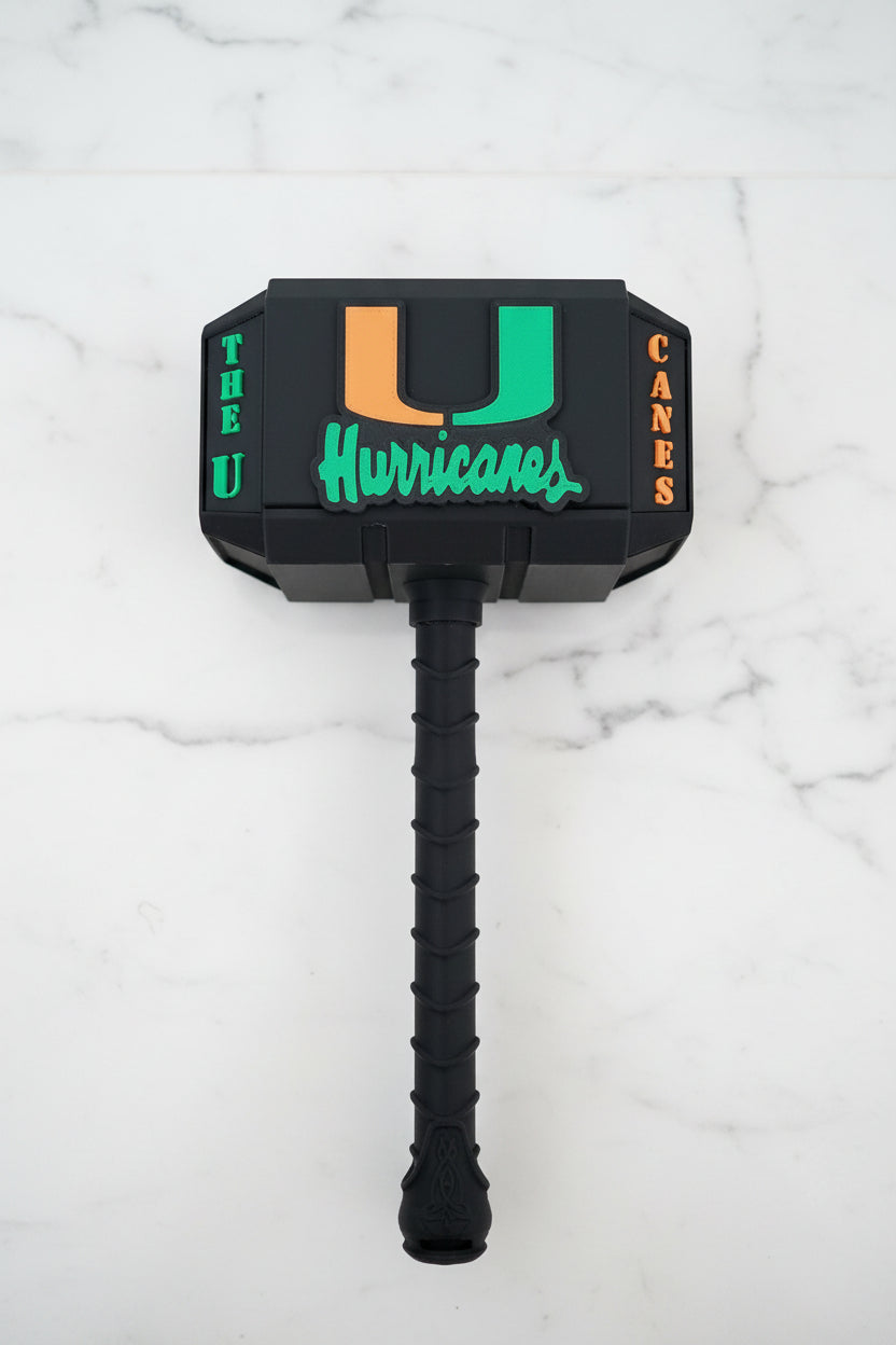 Customized Miami Hurricanes Hype Hammer