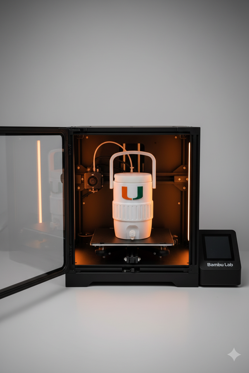 Miami Hurricane Can Holder