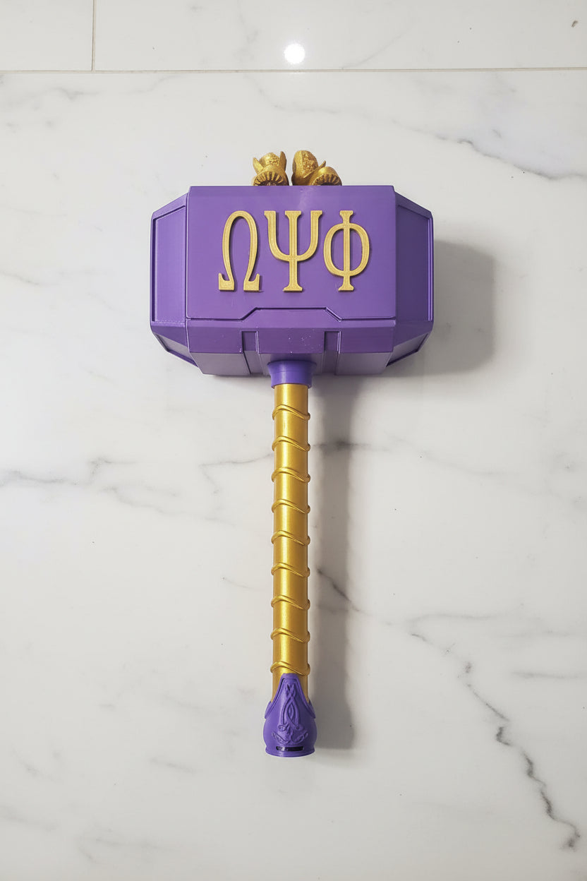 Custom OMEGA PSI PHI hype hammer