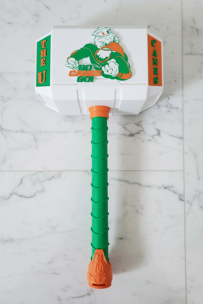 Large Hype hammer. Reppin The U