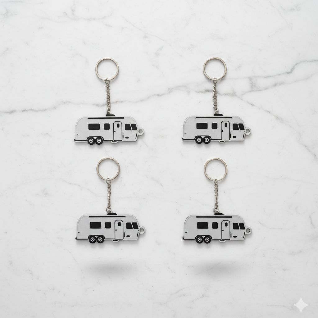 Custom Airstream Keychains. 