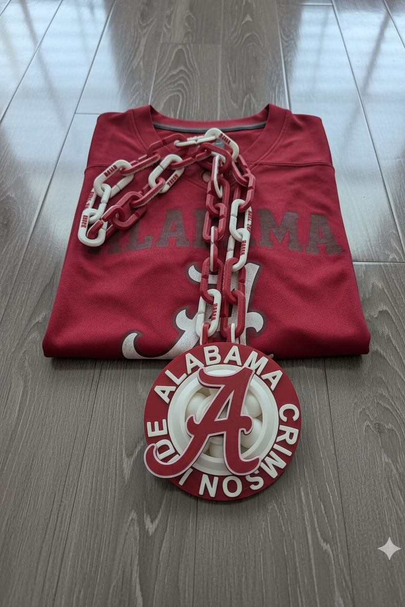 THIS CHAIN SPINS! Roll Tide baby.