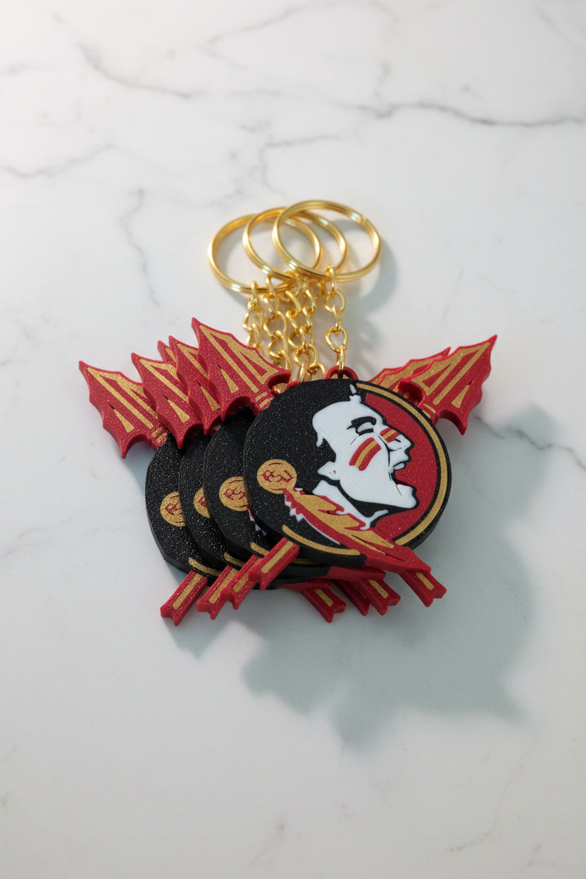 FUS keychains. Rep your team or Personal Logo.