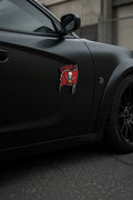 A Customized Tampa Bay Buccaneers-themed 3D printed Magnet for car with the name 'STREET' 