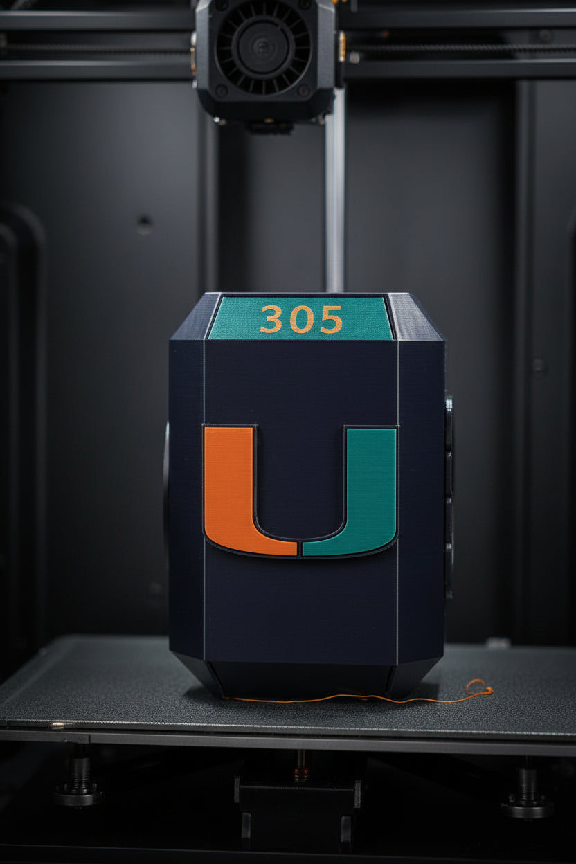 Miami Can Holder/ Front view
