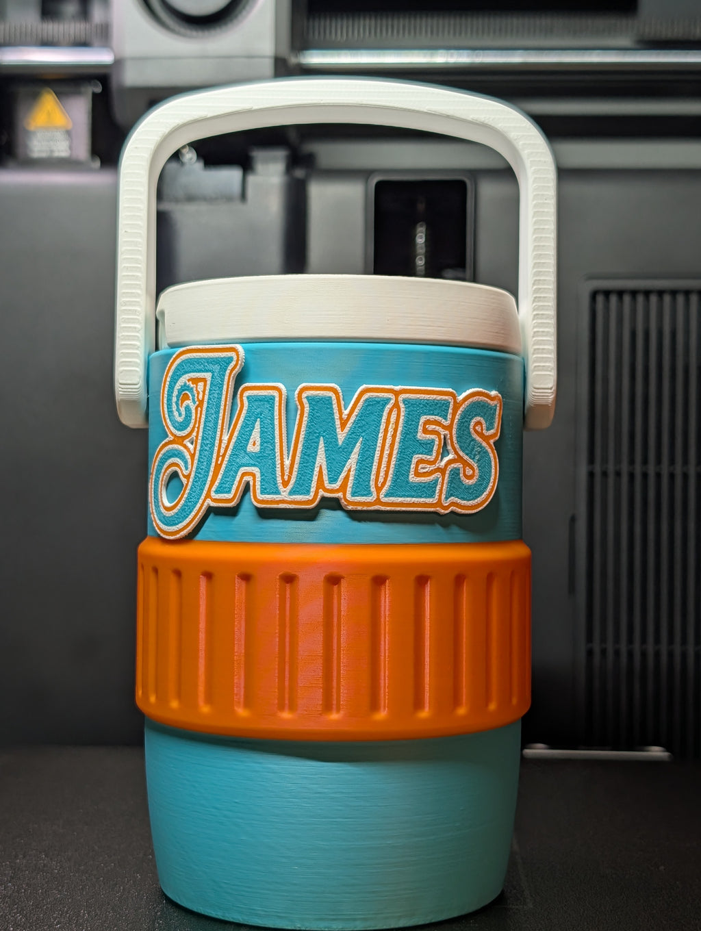 Custom Miami Dolphins 3D Printed Can Holder