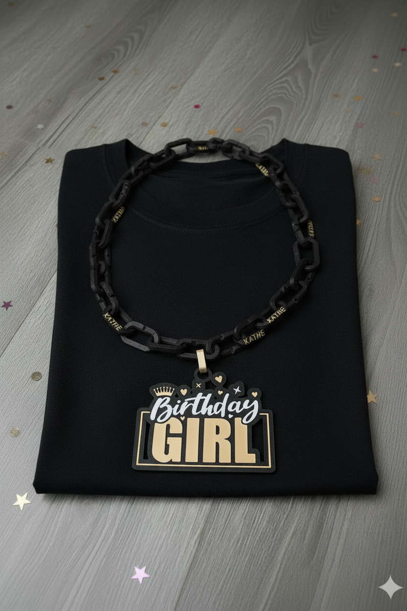 Highly requested Birthday chain. Fully customizable 