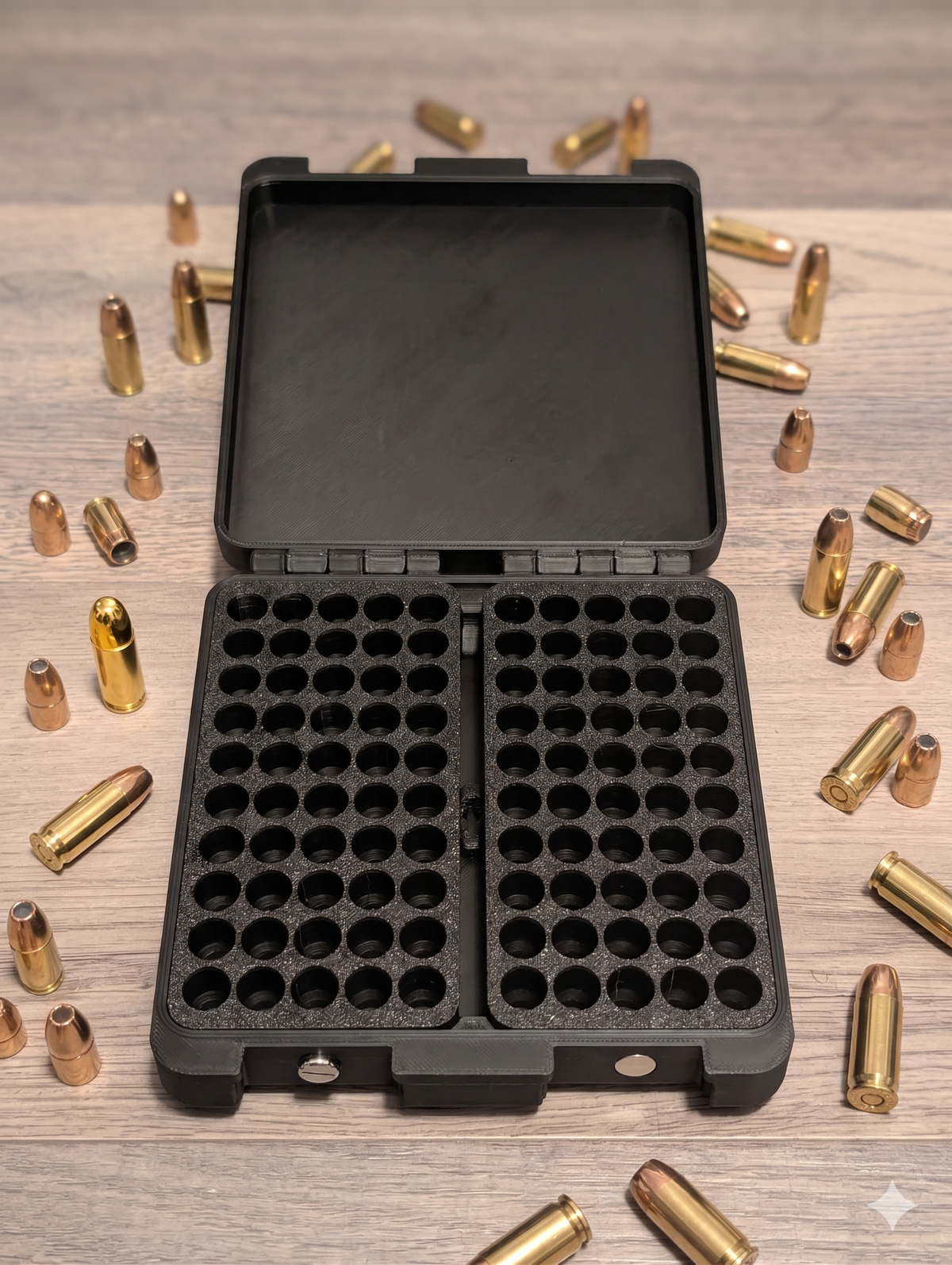 Custom LA Ammo case 100 round 40 Caliber